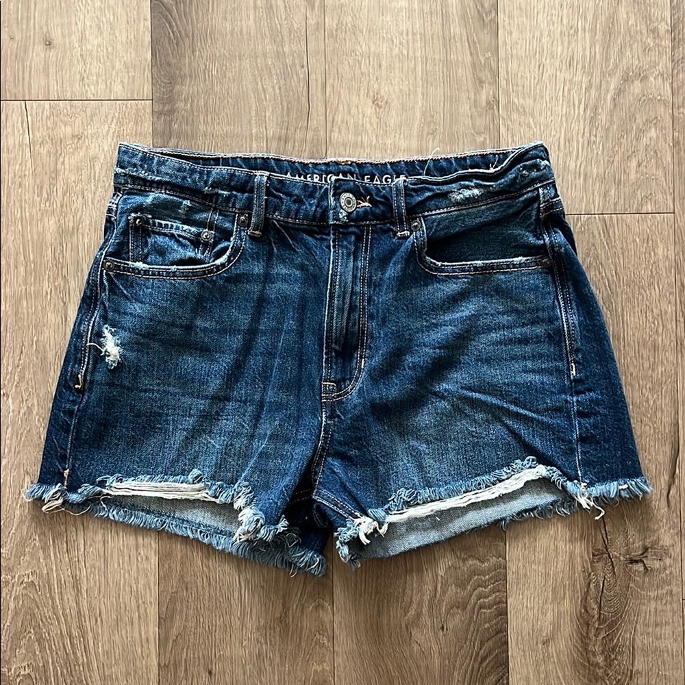 American Eagle Outfitters Dark Blue Jean Shorts